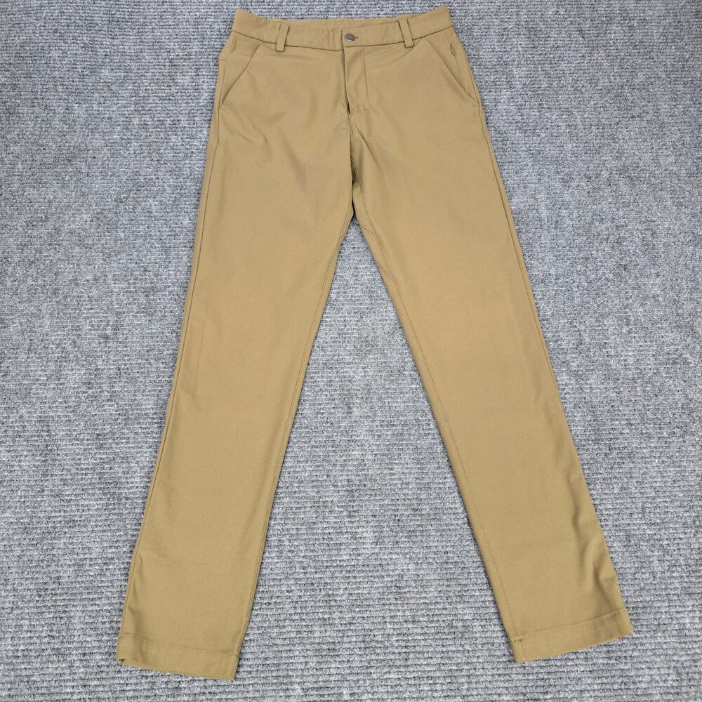 Lululemon Commission ABC Pant Classic Mens 28x30 Khaki Warpstreme LM5710S